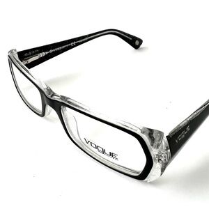 Vogue Eyeglasses Women’s Clear and Black Optical Frame